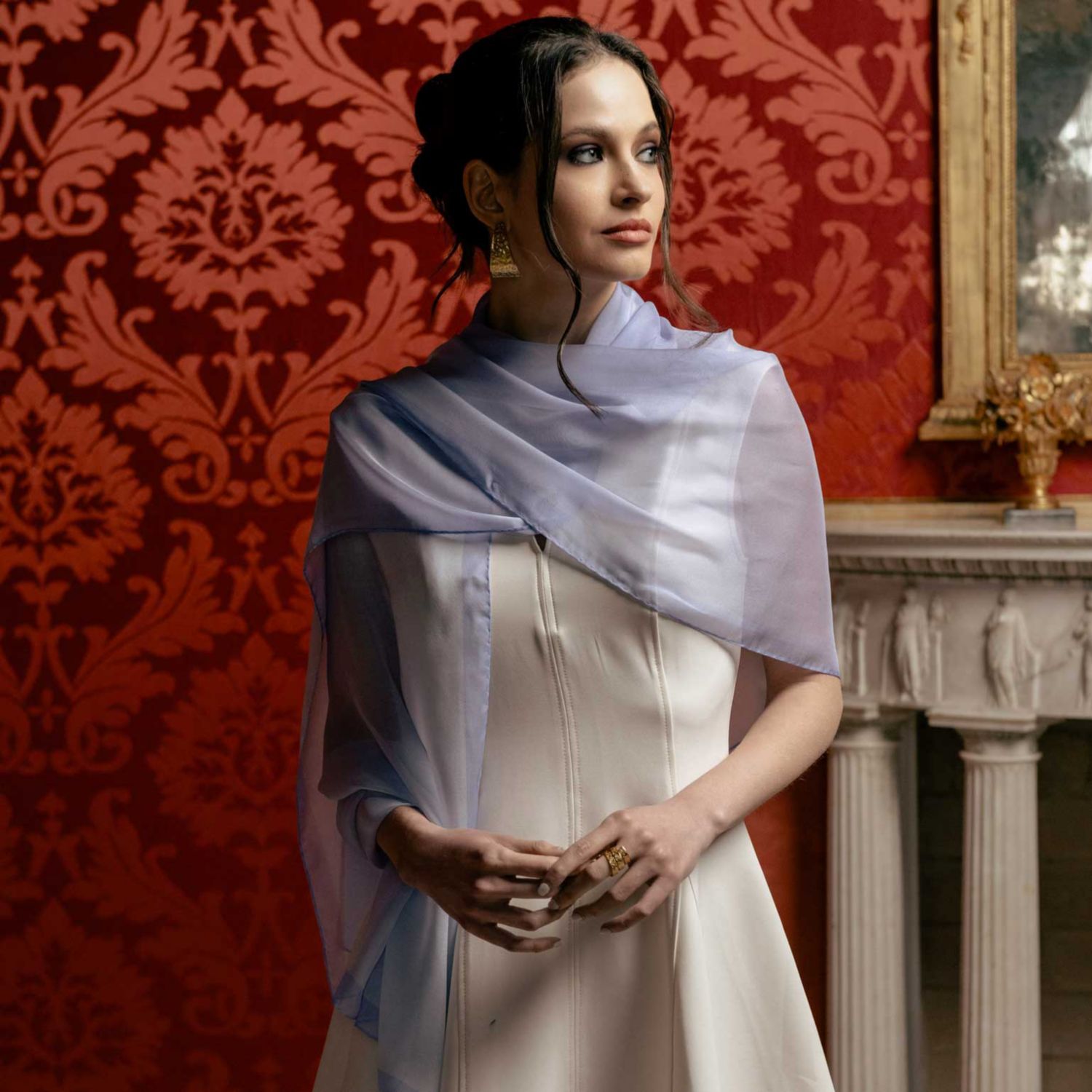 Sophia - Silk Scarf/Shawl for Women