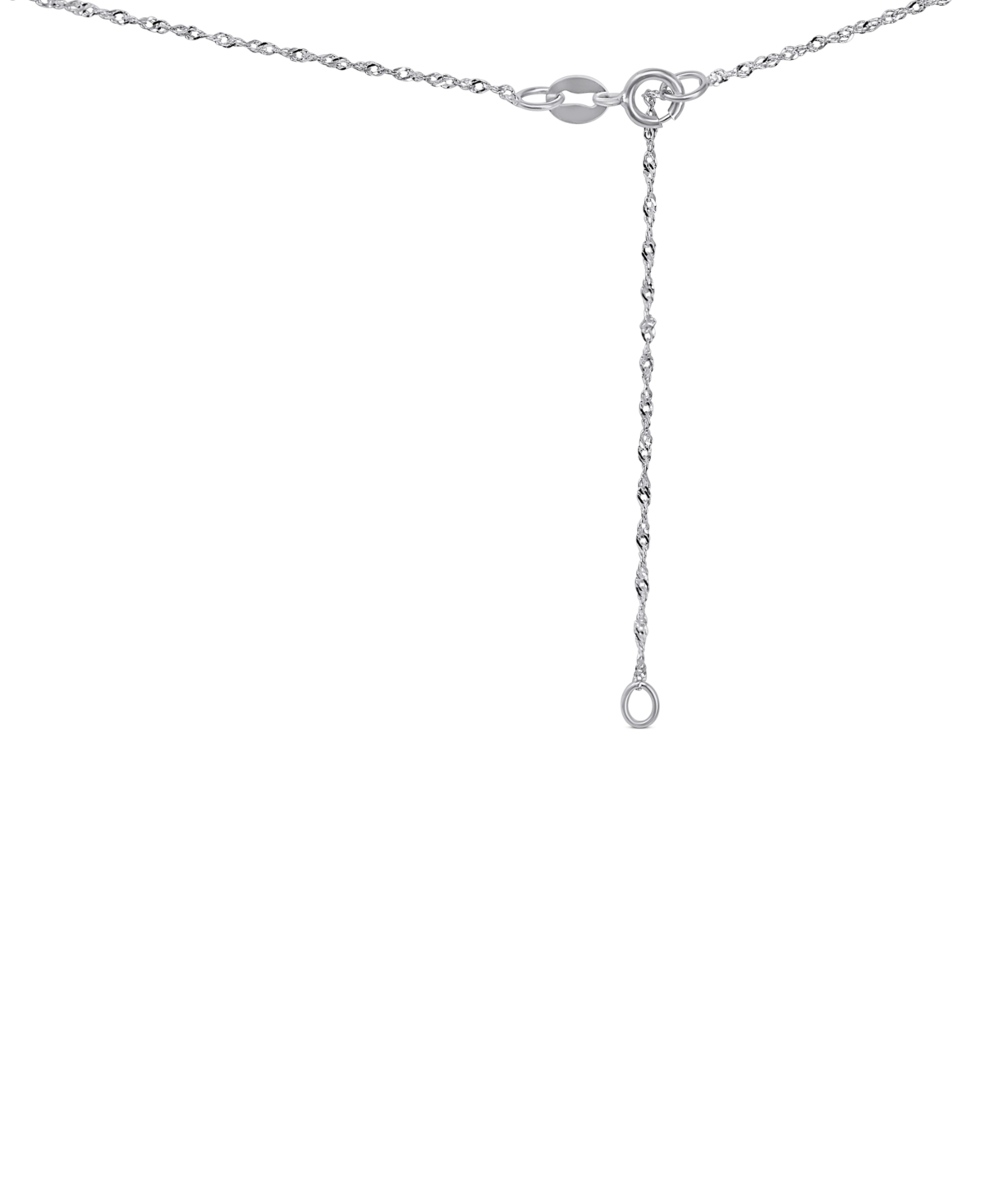 Shop Macy's Cultured Black Peacock Tahitian Pearl (10mm) Pendant Necklace In 14k White Gold, 16" + 2" Extender