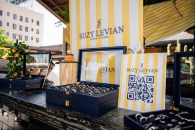 Sterling Silver Cubic Zirconia Pave Drop Pendant