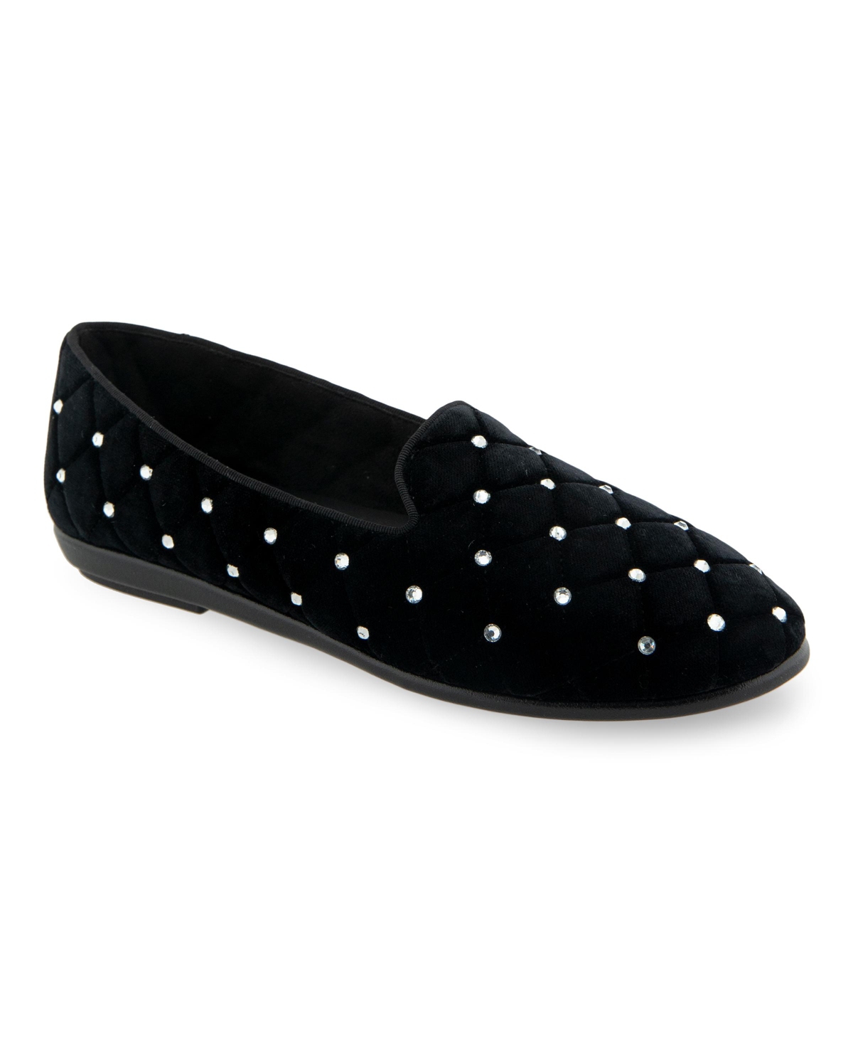 AEROSOLES WOMEN'S BETUNIA QUILTED FLATS 