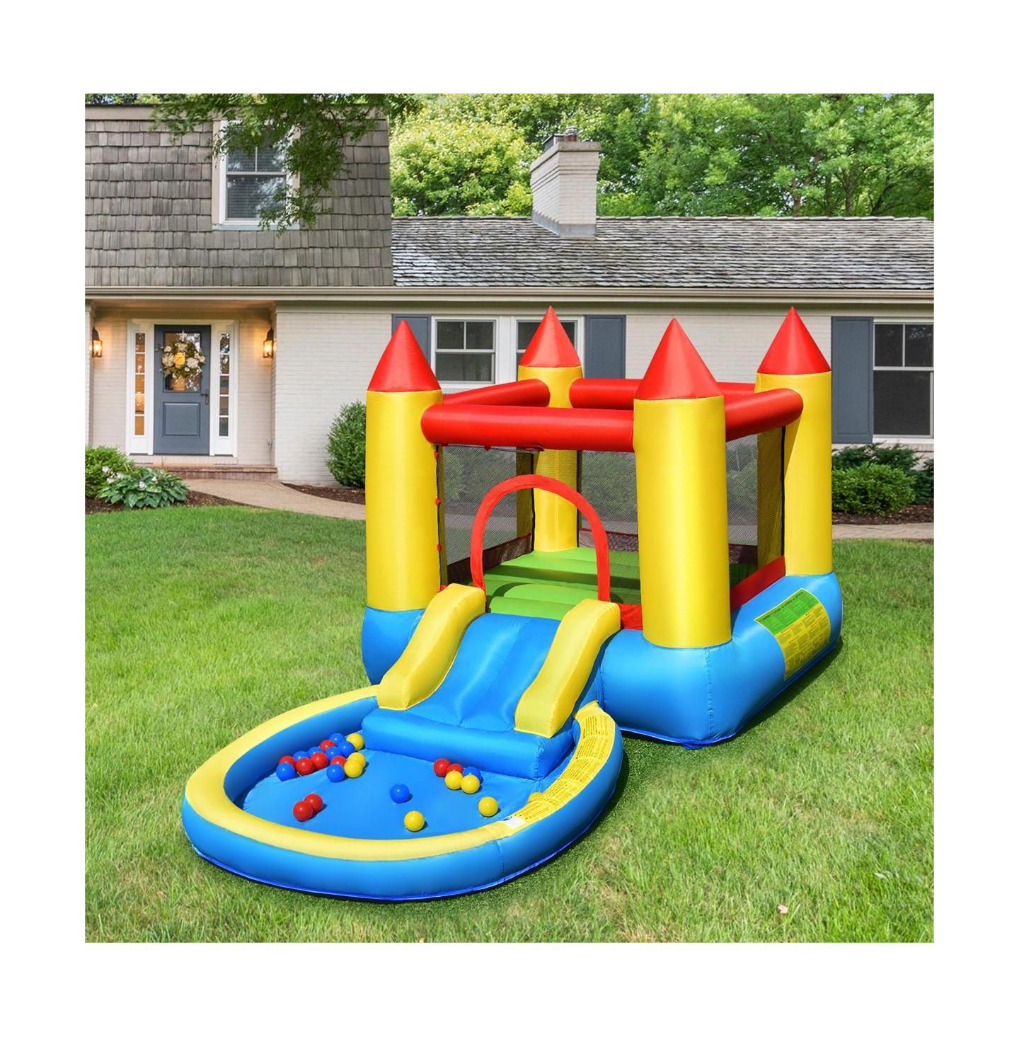 Детская игрушка GOUUN Inflatable Kids Slide Bounce House with 550w Blower — фото 3