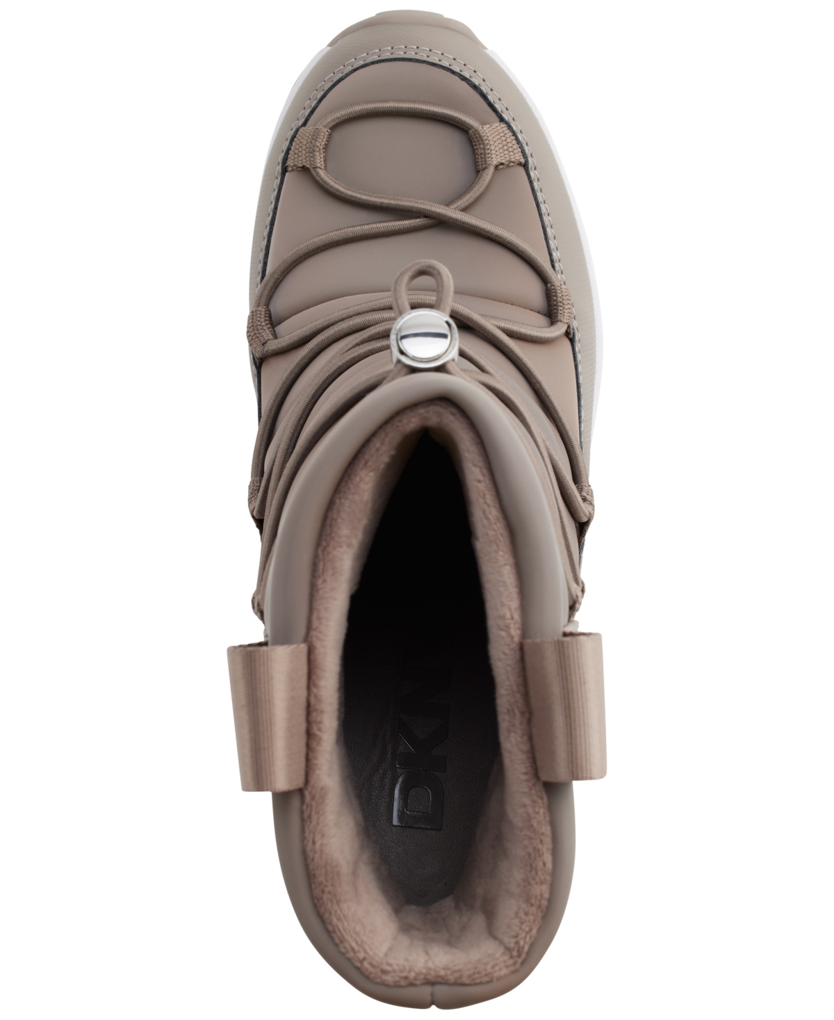 Shop Dkny Women's Perla Wedge Winter Booties In Ash