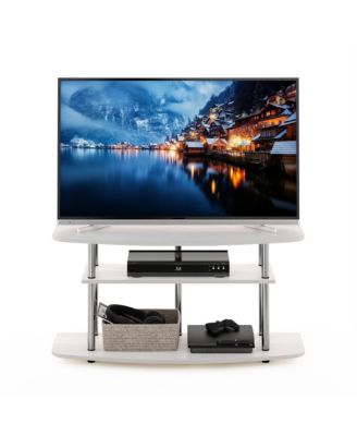 3-Tier No Tools TV Stand Entertainment Center Hold up to 46" TV