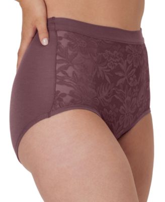 Women's Breathe Lace High-Rise Brief Underwear DFCLBF