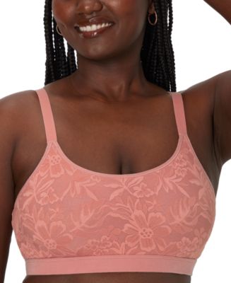 Bali Women's Breathe Lace-Overlay Bralette DFCMBR - Macy's