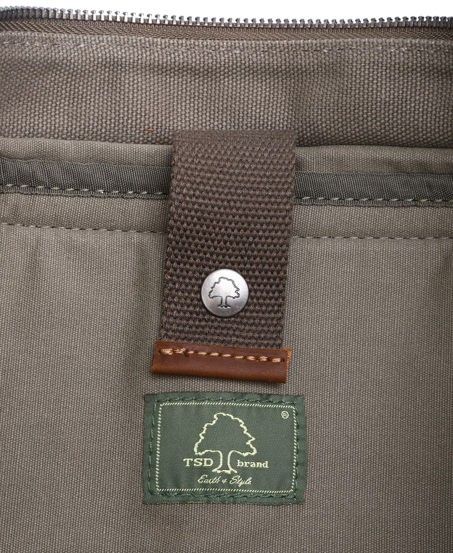 Hudson Canvas Messenger Bag