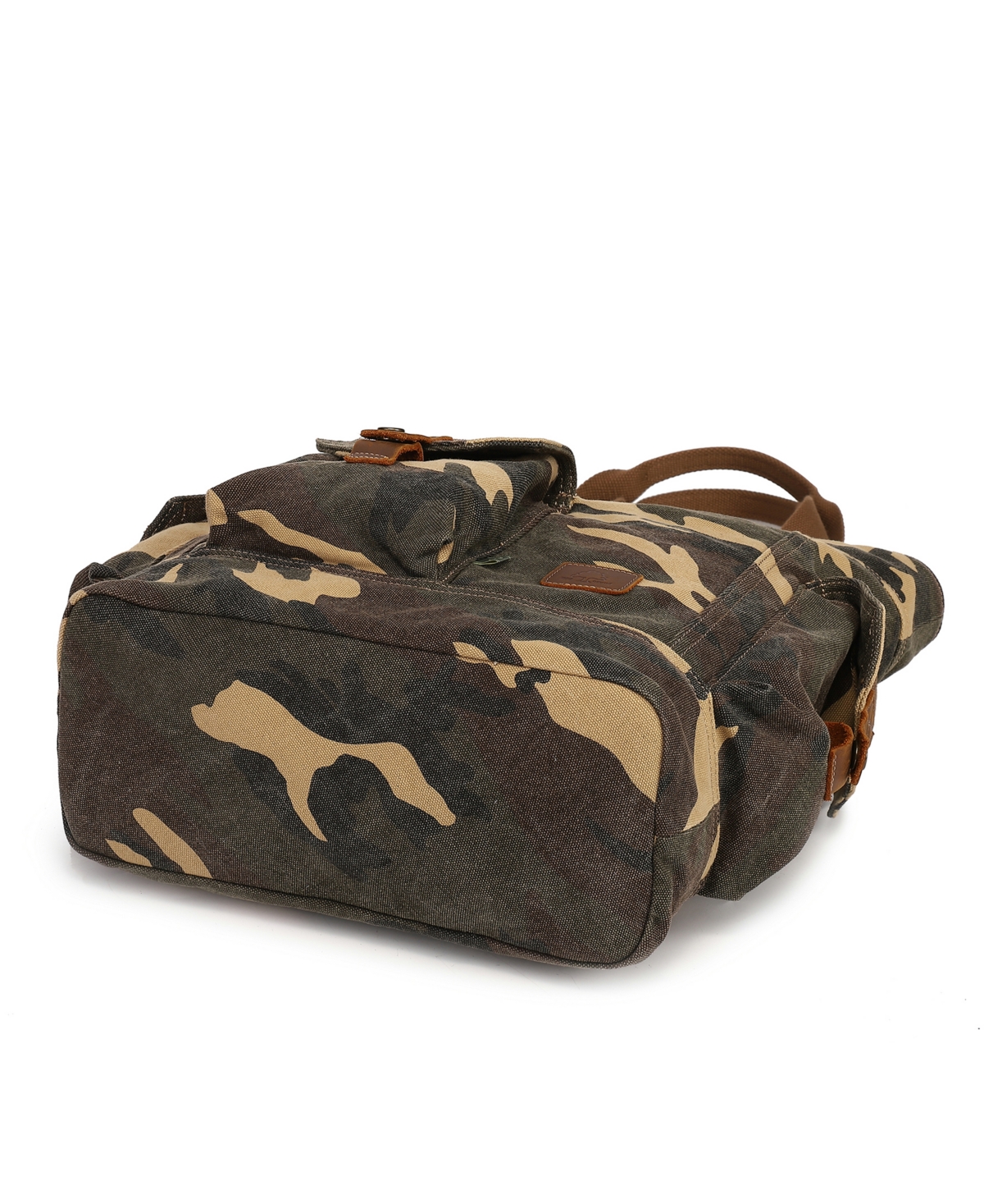 Tsd Brand Leaf Hill Large Tote Bag In Khaki Camo