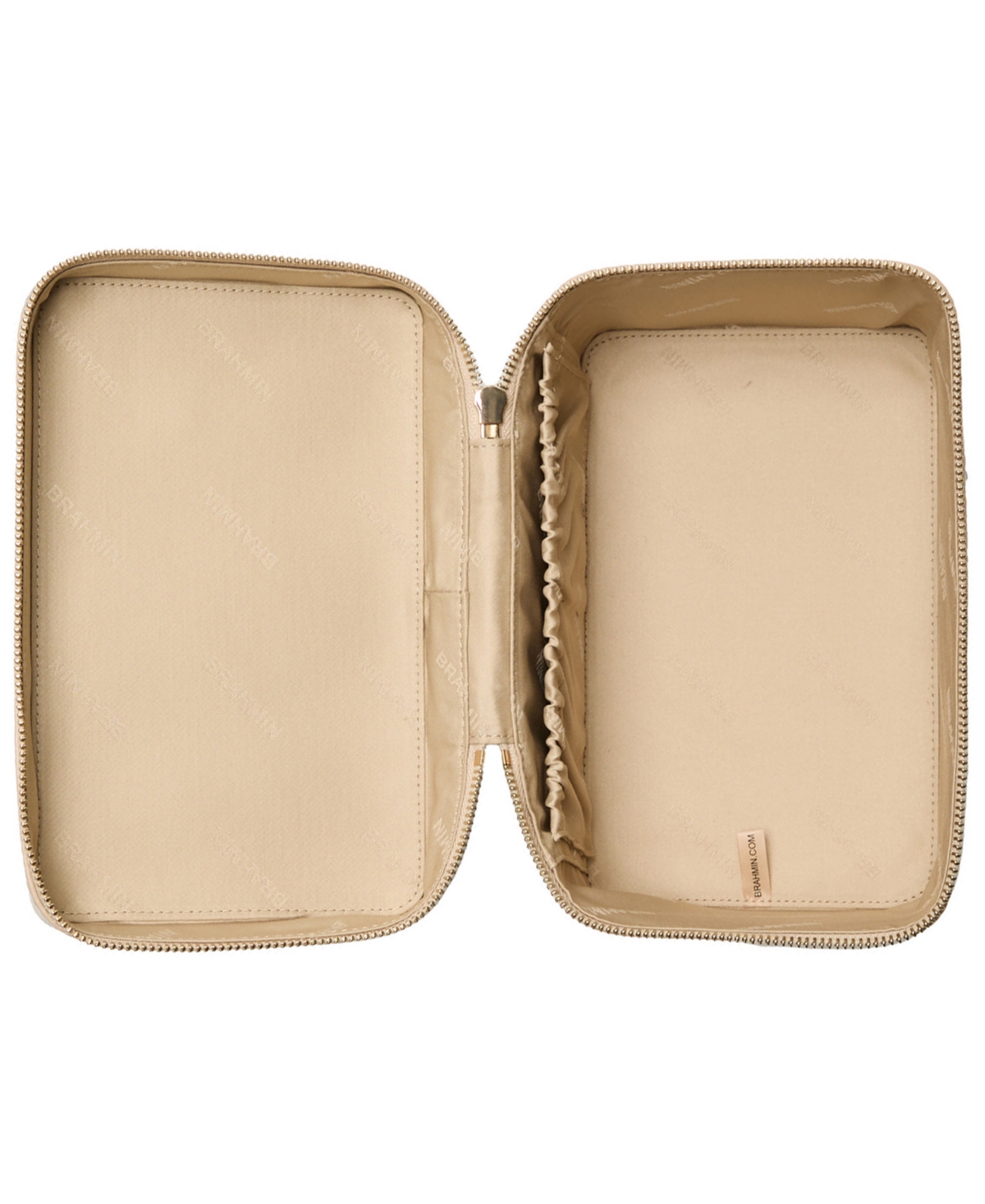 Brahmin Charmaine Small Leather Cosmetic Case In Vitality