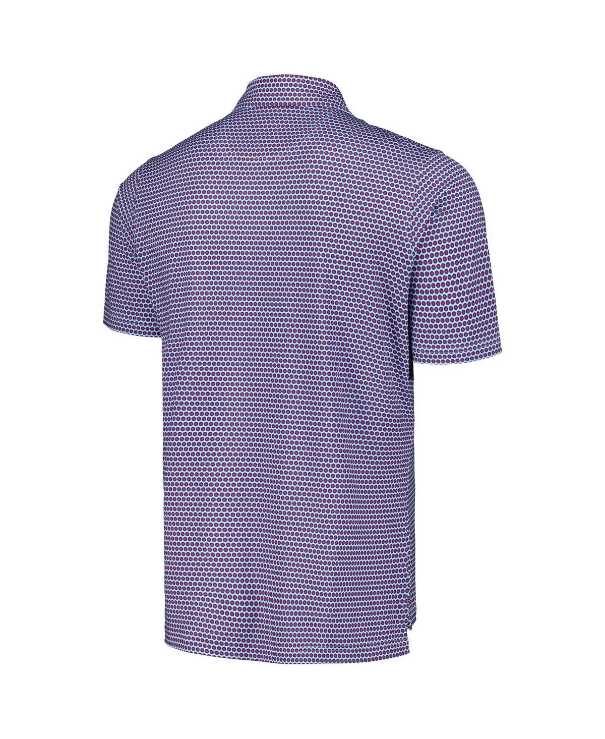 Fairway & Greene Men'sPresidents Cup Starburst Print Polo - Light Blue