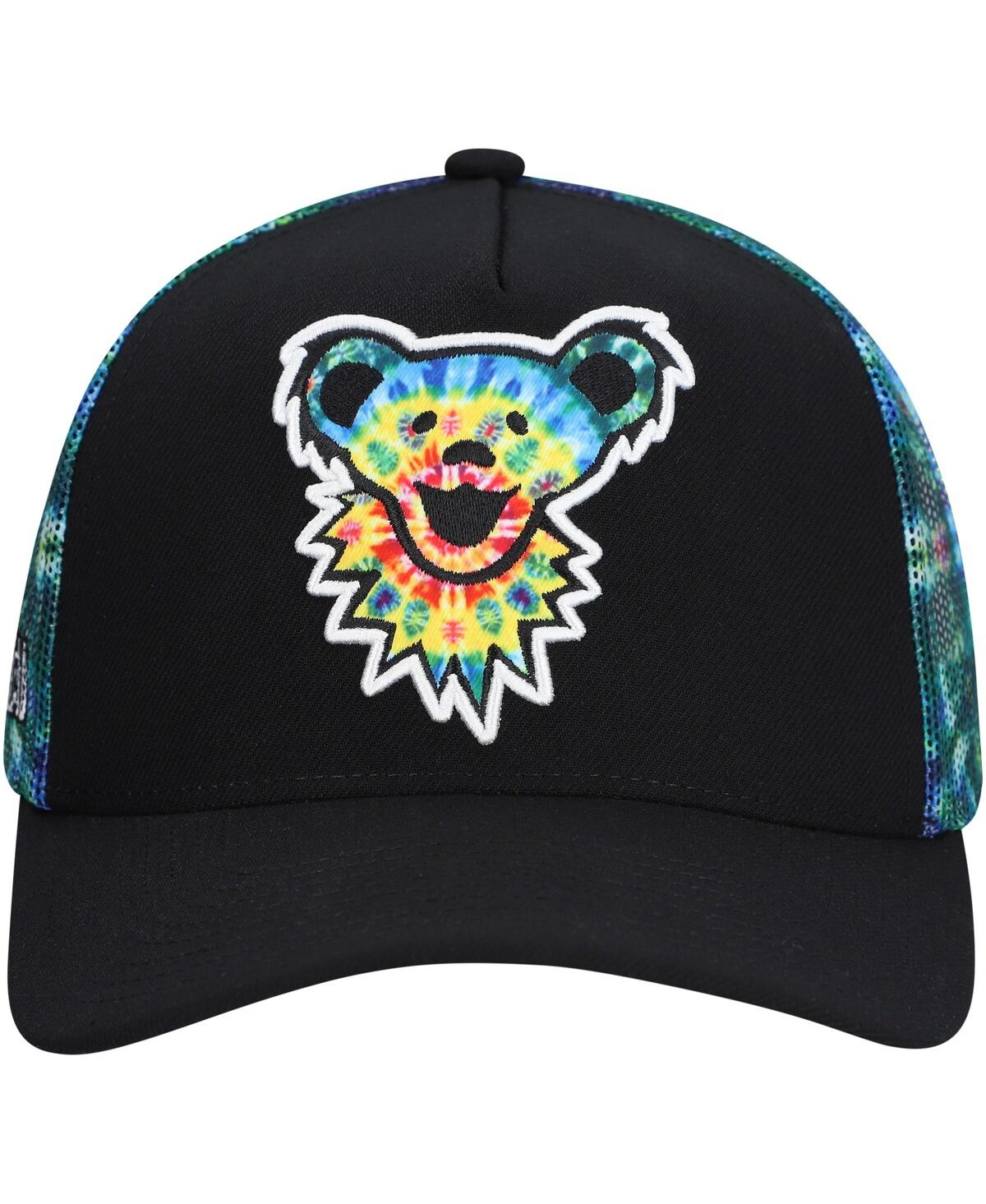 Lids Men'sThe Grateful Dead Bear A-Frame Trucker Adjustable Hat - Black