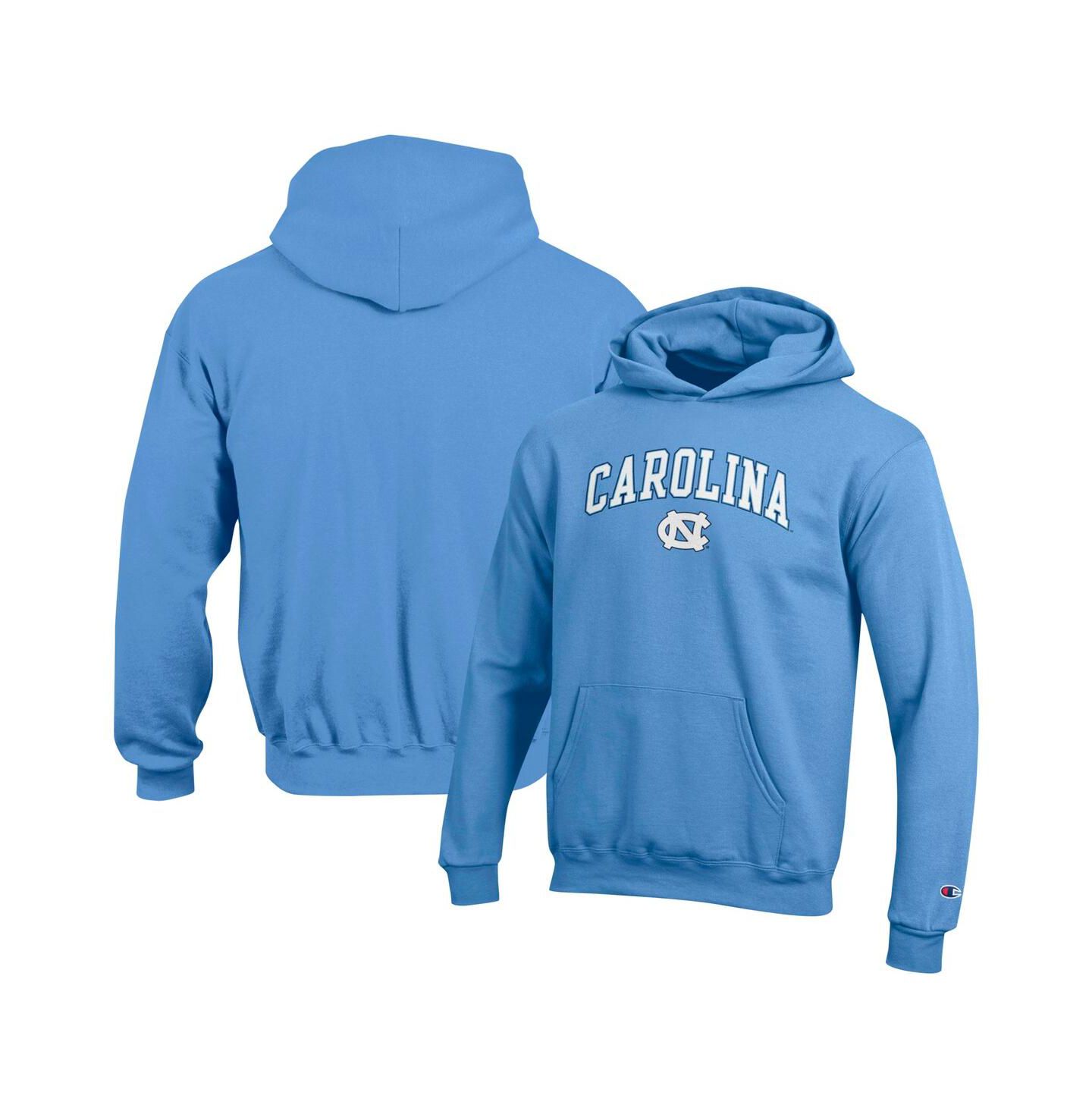 Детские худи Champion Carolina Blue North Carolina Tar Heels Campus Pullover — фото 1