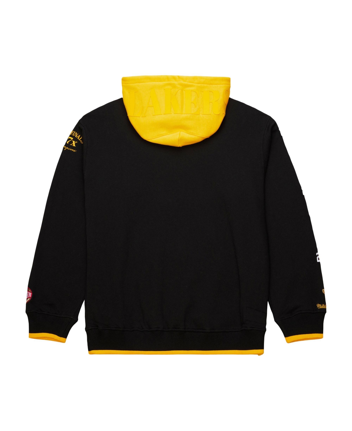 Mitchell & Ness Men'sLos Angeles Lakers Hardwood Classics Team Og 3.0 Pullover Hoodie - Black