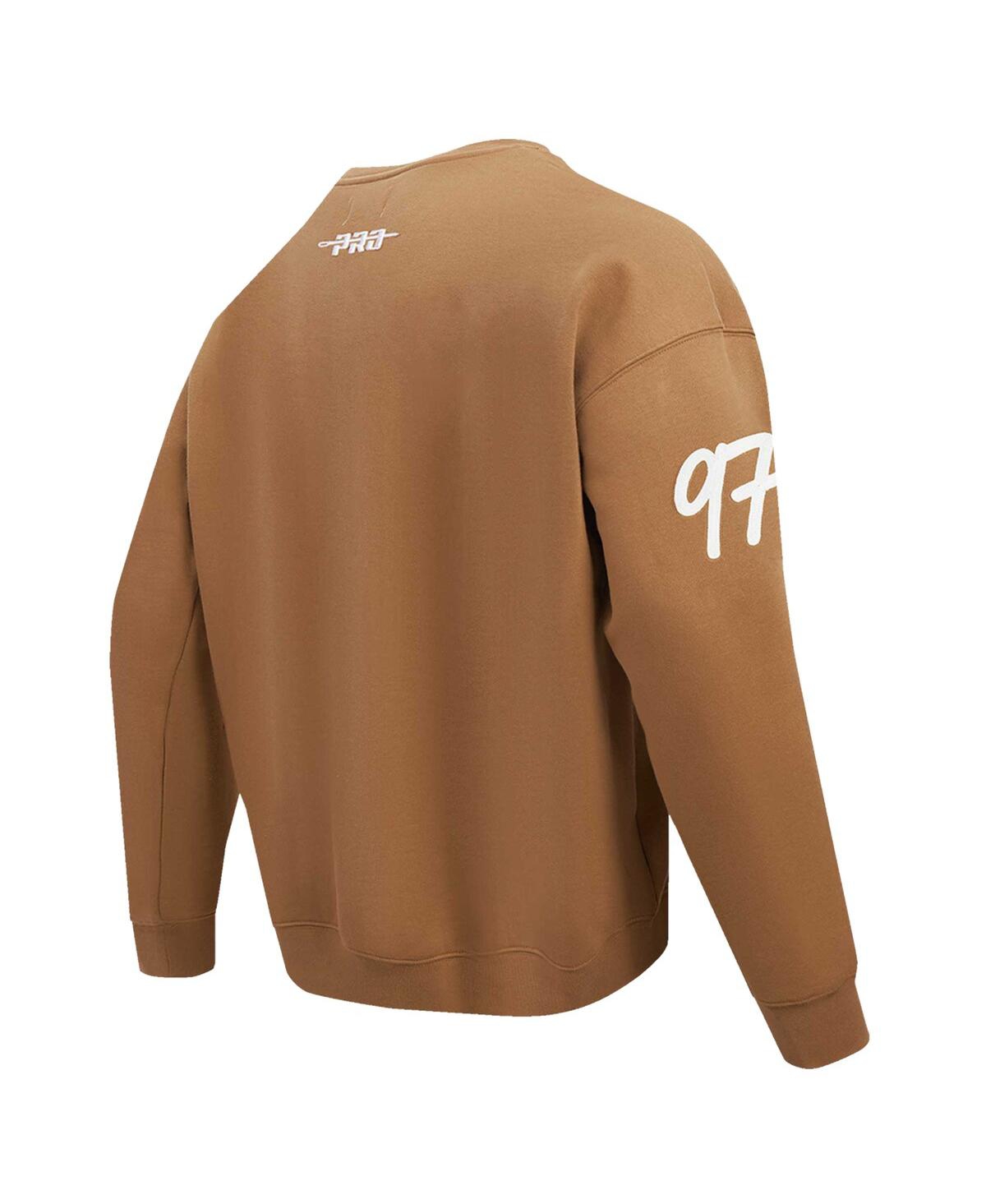 Shop Pro Standard Men's Aidan Hutchinson Brown Detroit Lions Pullover Crewneck Sweatshirt