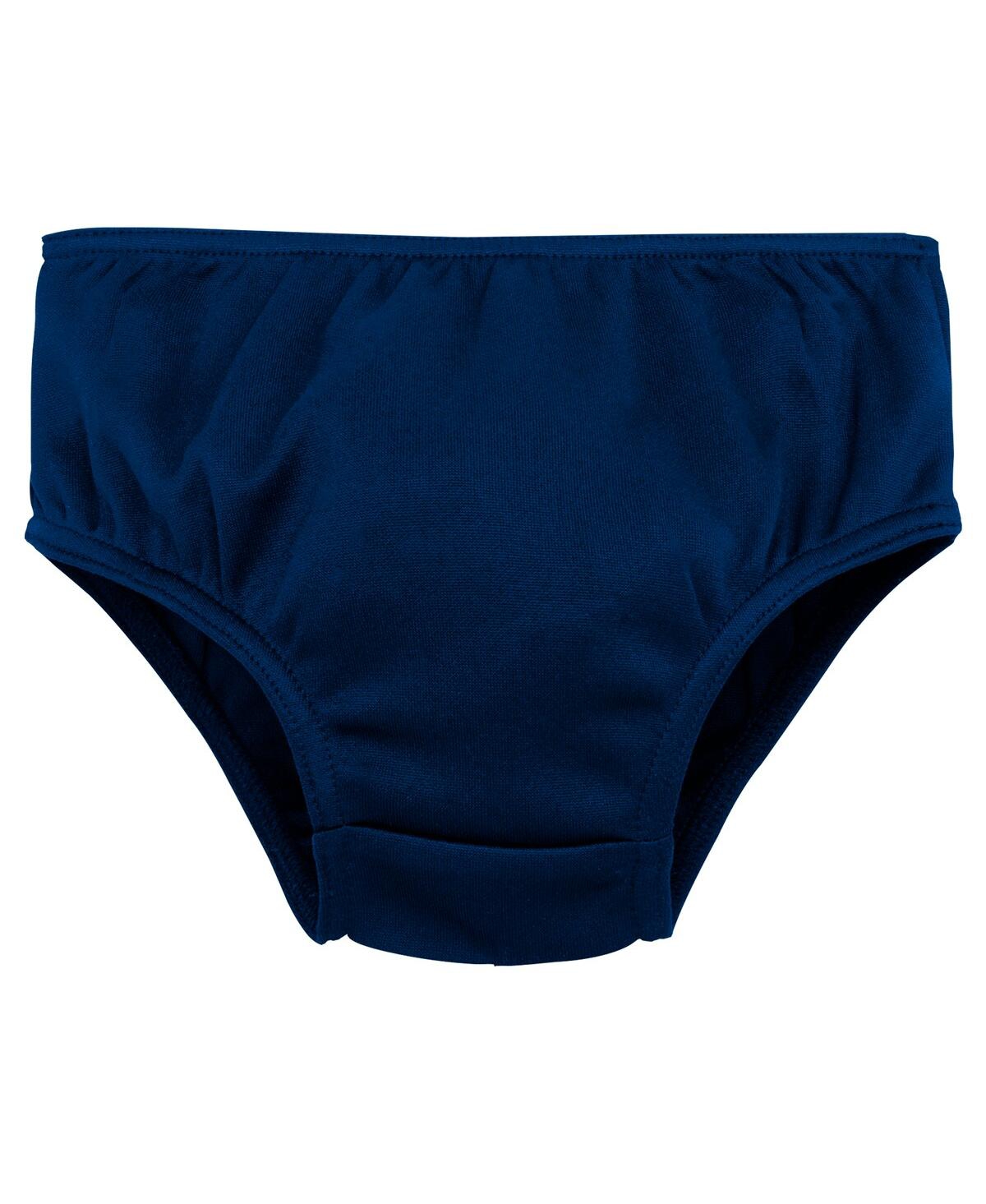 Outerstuff Big Girls Navy Michigan Wolverines Cheer Captain Jumper Dress