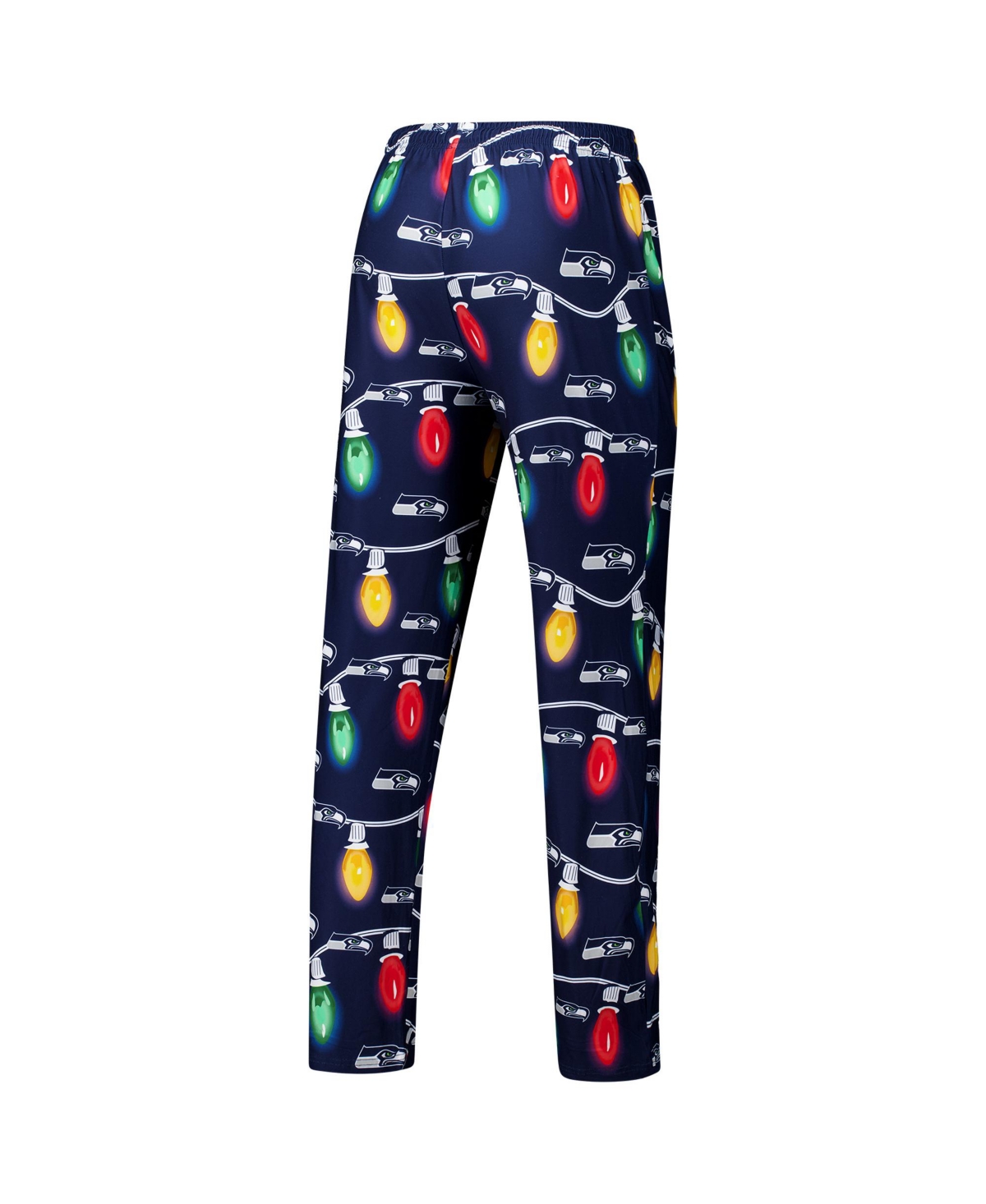 Concepts Sport Men's CollegeSeattle Seahawks Garland Knit Raglan Long Sleeve T-Shirt and Pants Set - Navy