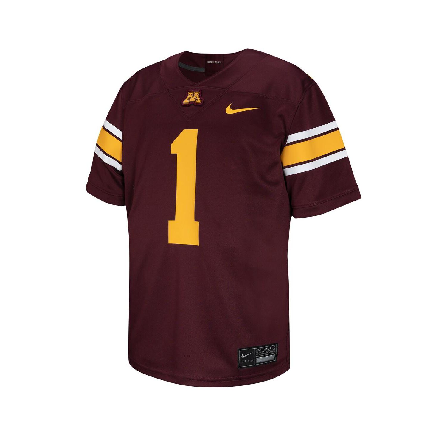 Big Boys and Girls 1 Maroon Minnesota Golden Gophers Untouchable Football Jersey