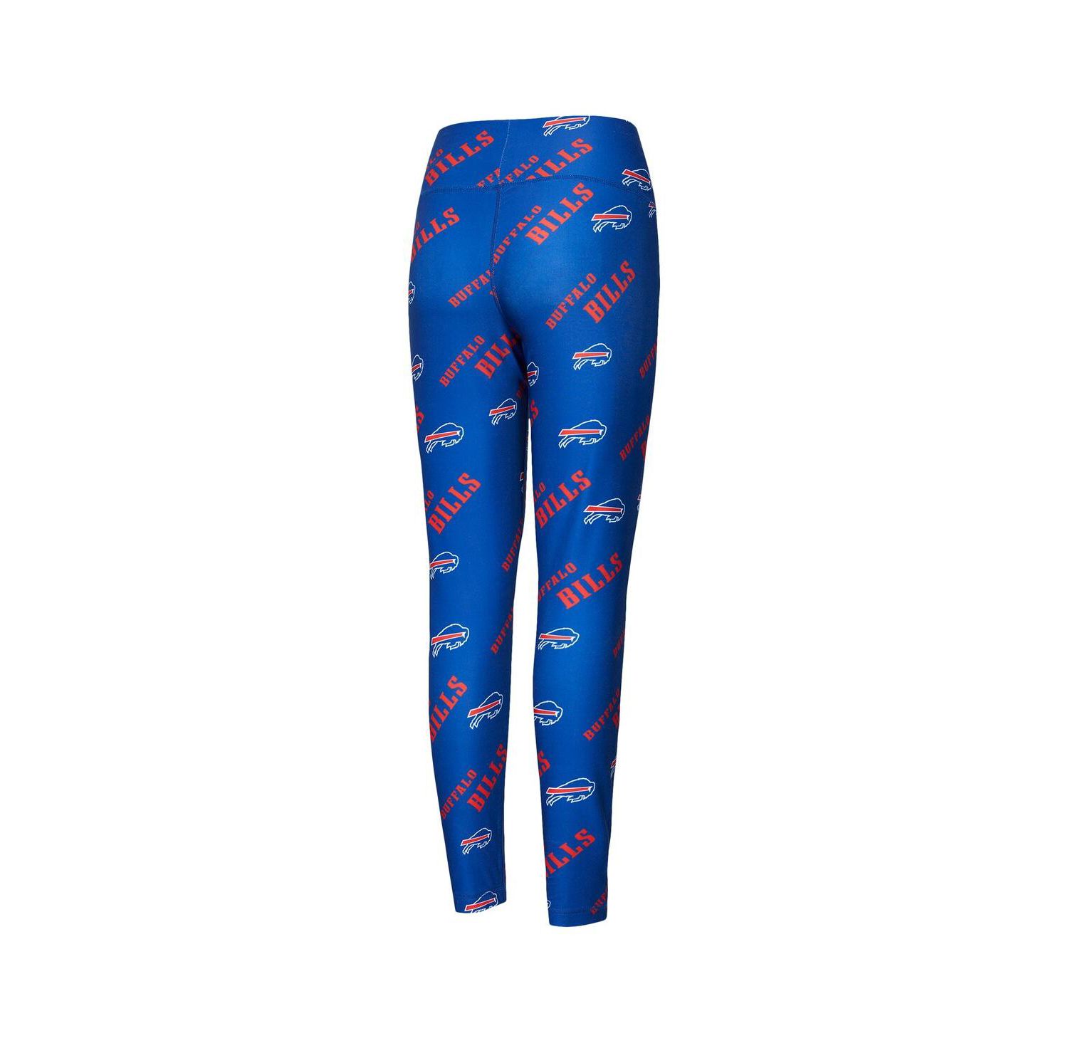 Women's Royal Buffalo Bills Breakthrough Allover Print Knit Leggings