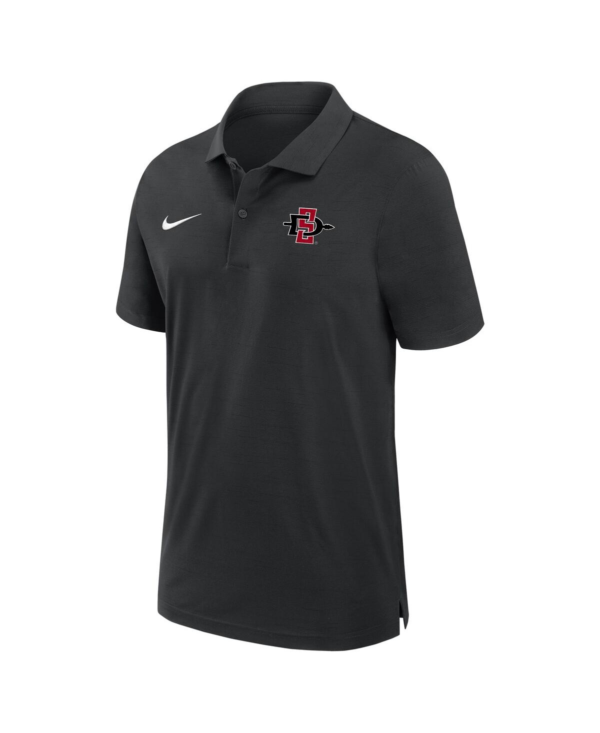 Nike Men'sSan Diego State Aztecs 2024 Sideline Coaches Performance Polo - Black