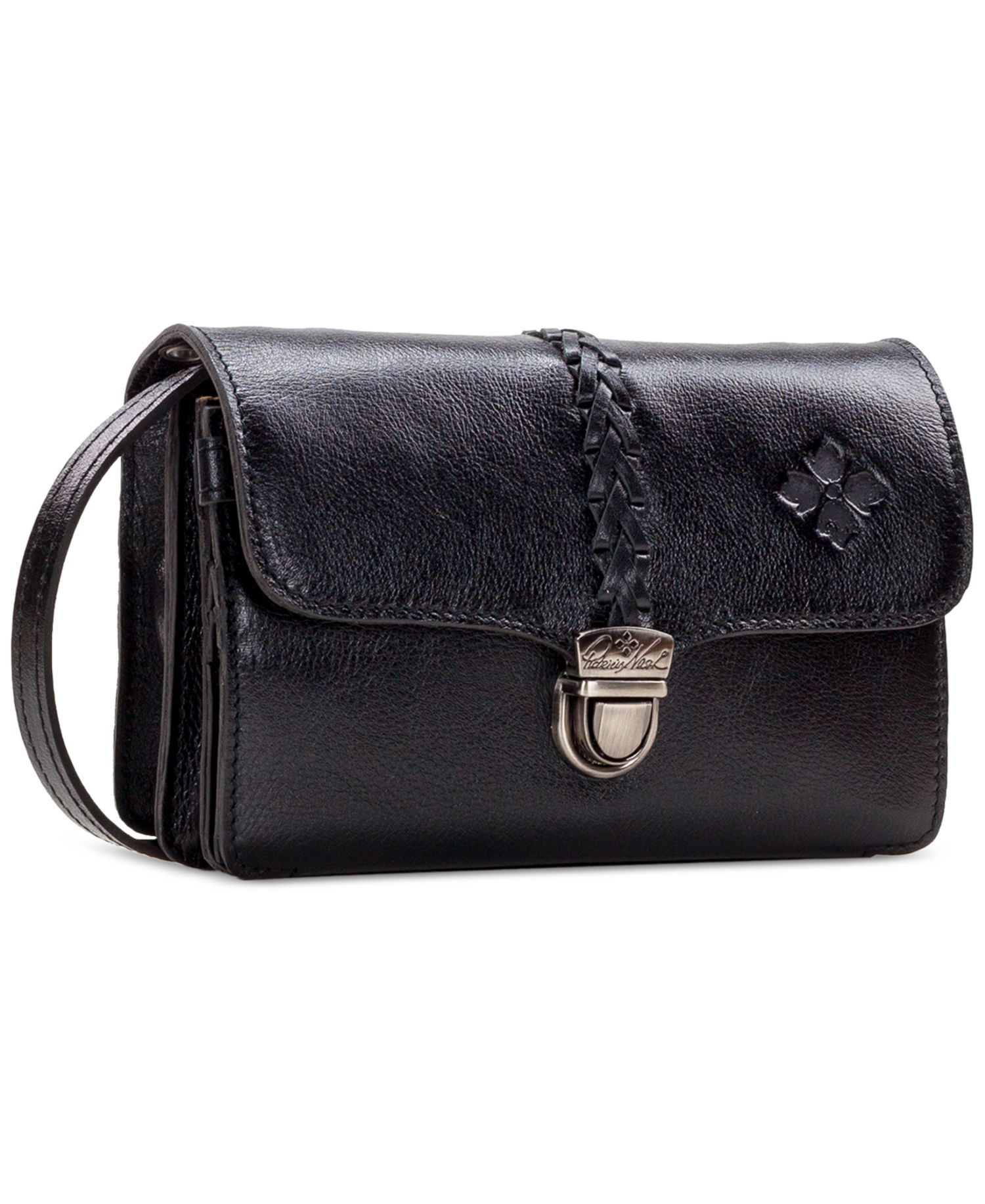 Bianco Small Leather Crossbody Organizer