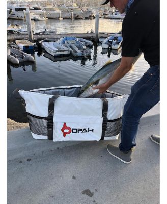 Fathom 4 Insulated Fishing Cooler Bag, Salmon 44"L x 12"W x 18"H, Leak Proof, UV Resistant, Marine Grade Vinyl