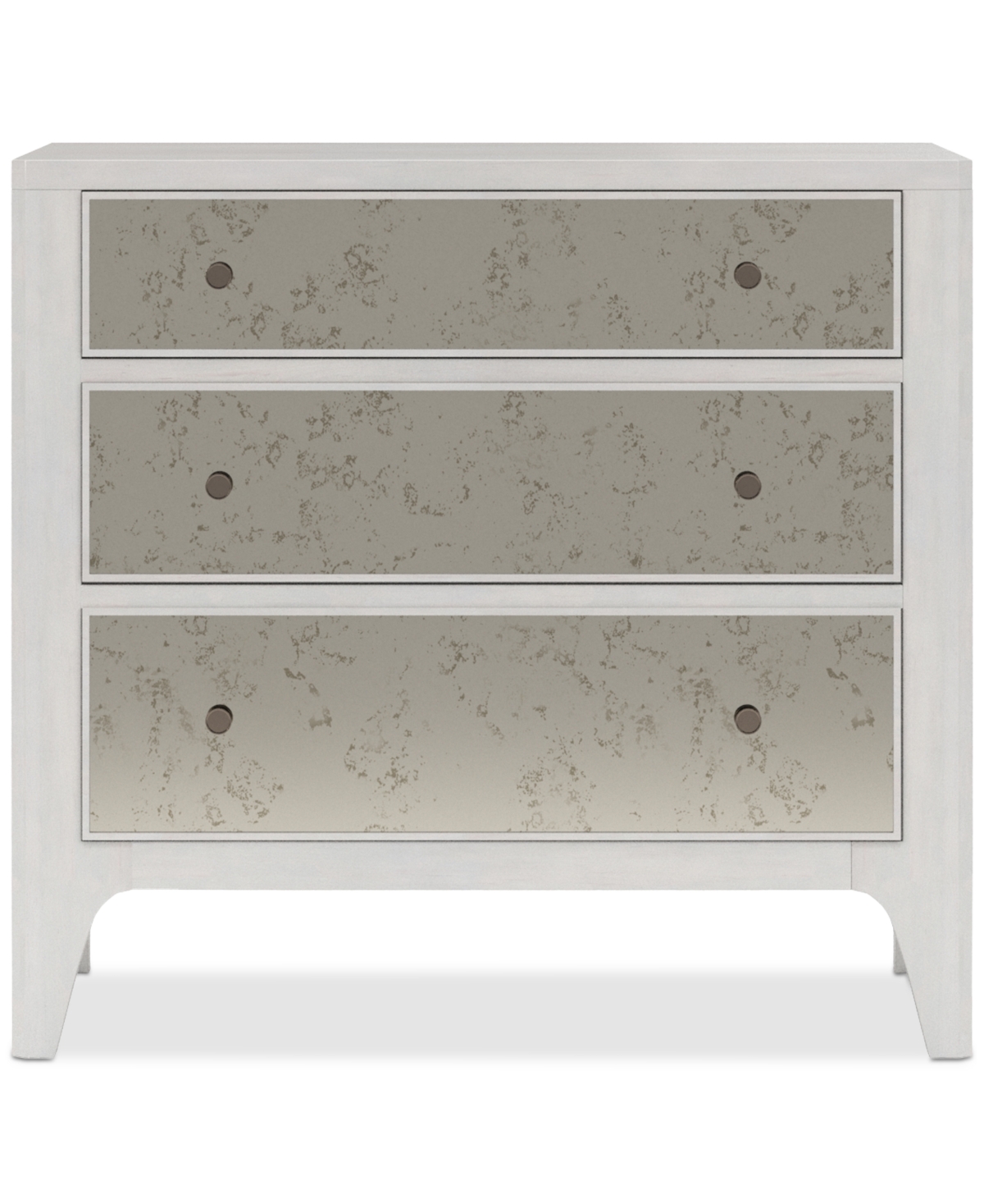 Macy's Mezzanine Nightstand In Light Grey