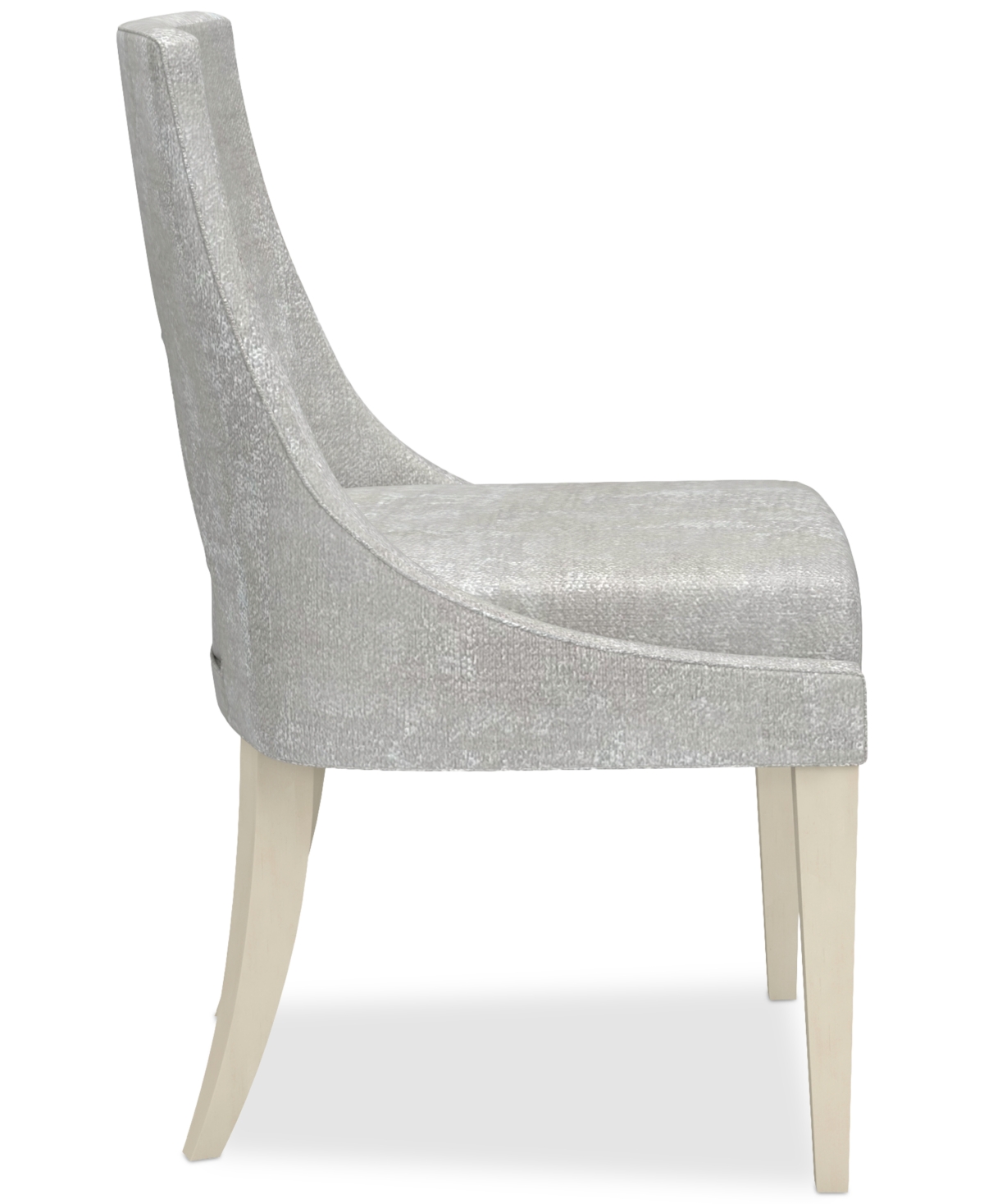 Macy's Mezzanine Side Chair In Light Grey