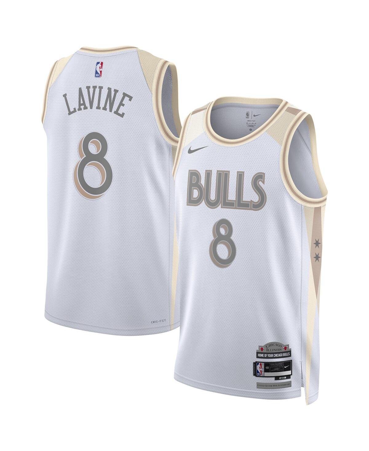 Nike Men's and Women'sZach Lavine Chicago Bulls 2024/25 City Edition Finished Swingman Jersey - White