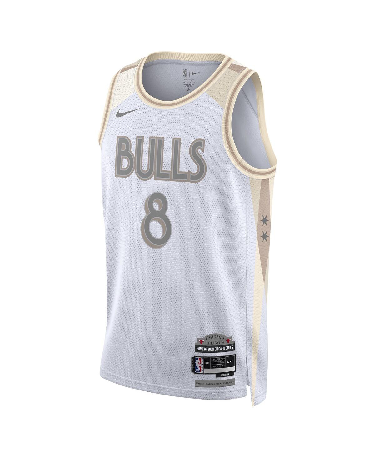 Nike Men's and Women'sZach Lavine Chicago Bulls 2024/25 City Edition Finished Swingman Jersey - White