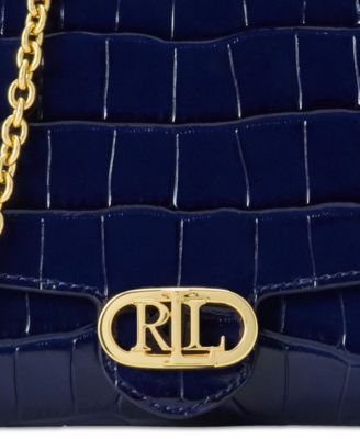 Adair Croc-Embossed Leather Small Crossbody