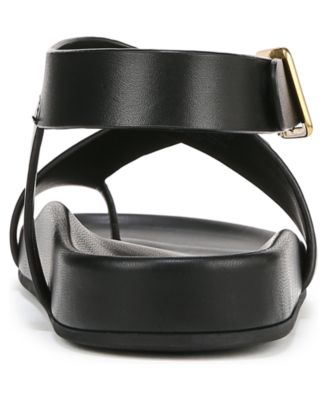 Blair Toe Loop Round Toe Buckle Flat Sandals