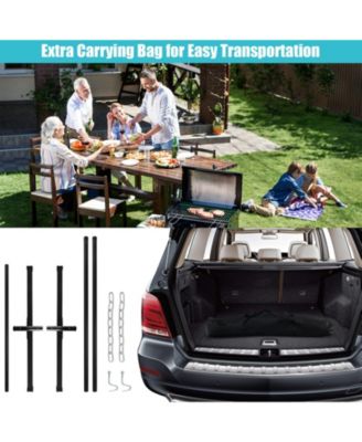 2-Person Heavy-Duty Hammock Stand with Storage Bag