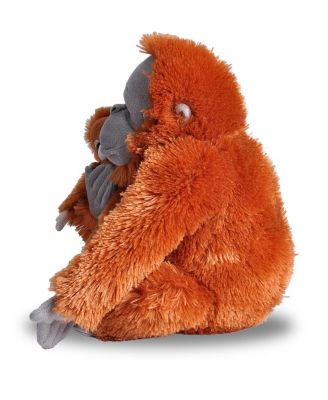 Mom & Baby Orangutan Stuffed Animal, 12 Inches