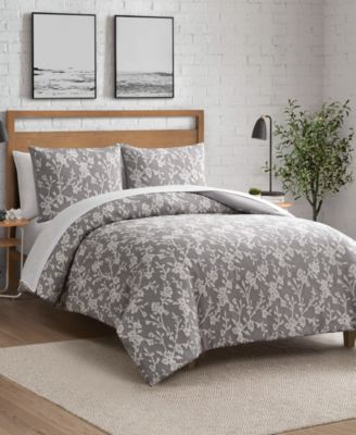 CLOSEOUT! Fiora Floral 3-Pc. Duvet Cover Set, King