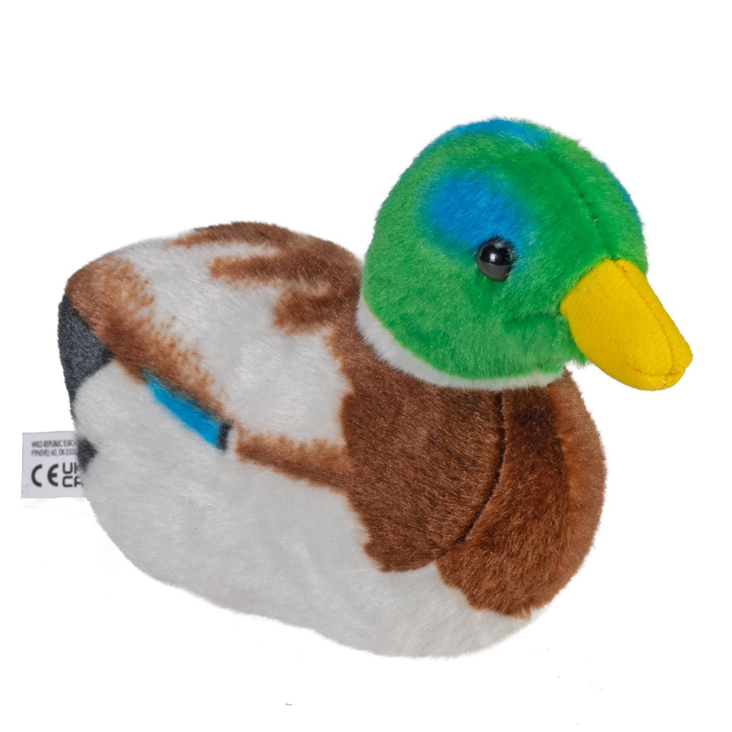 Детская мягкая игрушка Wild Republic Audubon Birds Mallard Duck Plush with Authentic Bird Sound, Stuffed Animal, Bird Toys for Kids and Birders, 5 Inches — фото 1