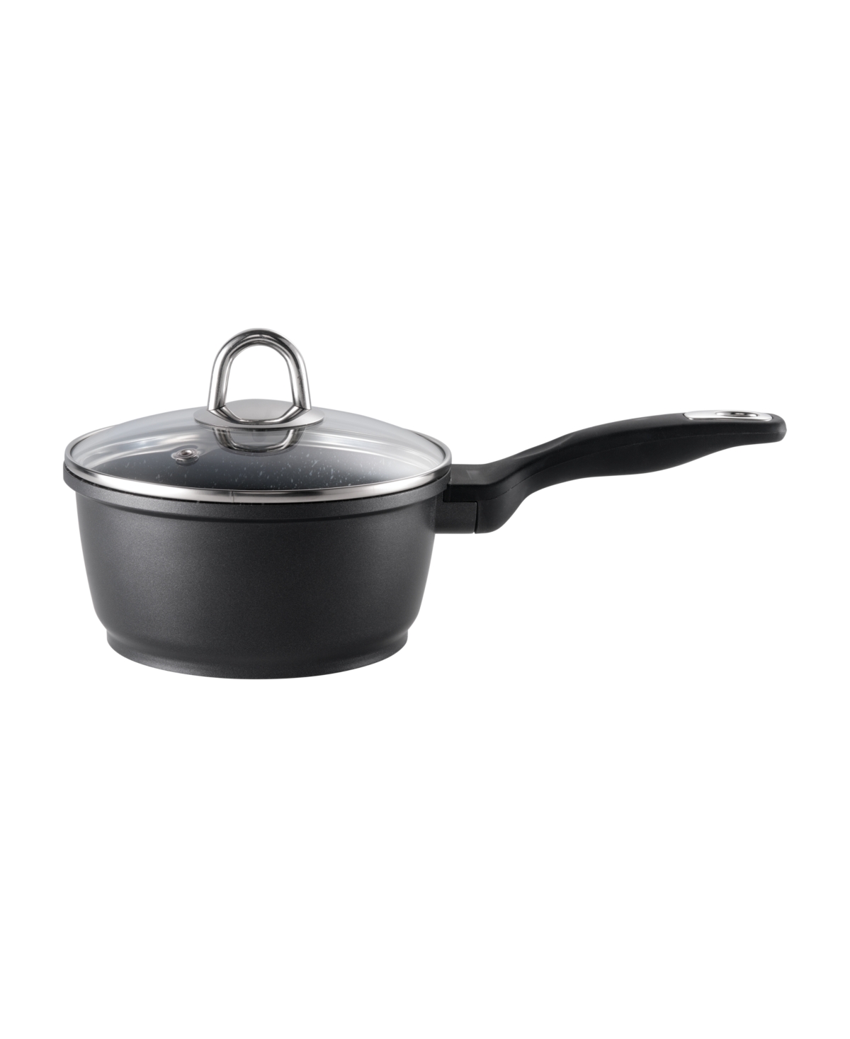 Cuisine::pro Granite 1.3qt Cast Aluminum Saucepan In Black