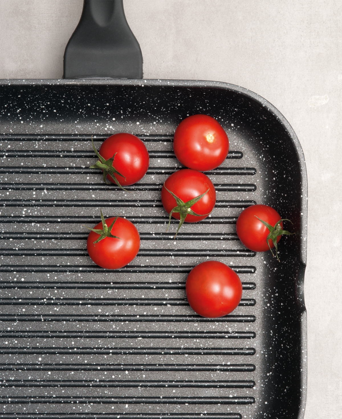 Cuisine::pro Granite 11" Cast Aluminum Grill Pan In Black