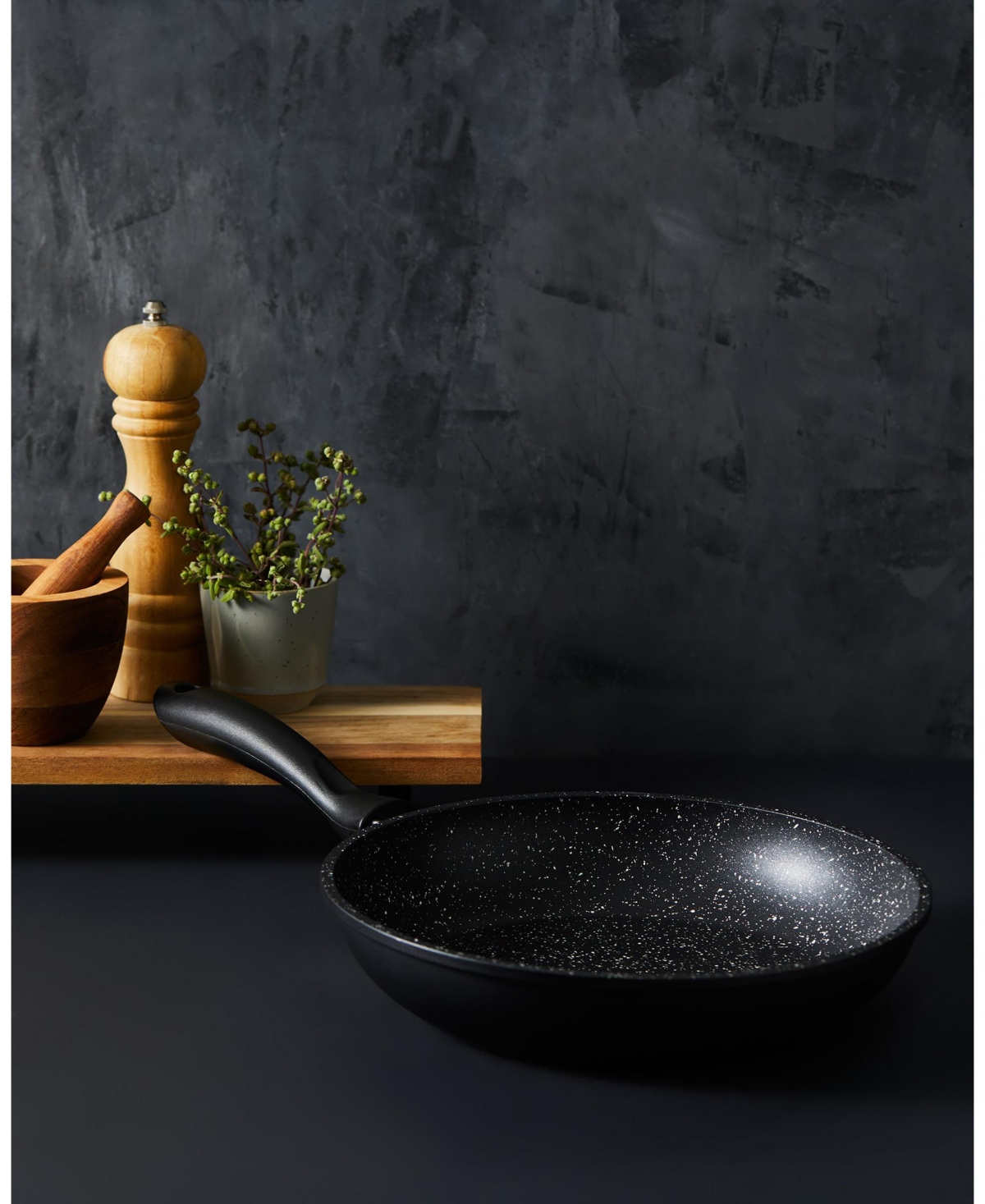 Cuisine::pro Stone Cookware Set 9pc In Black