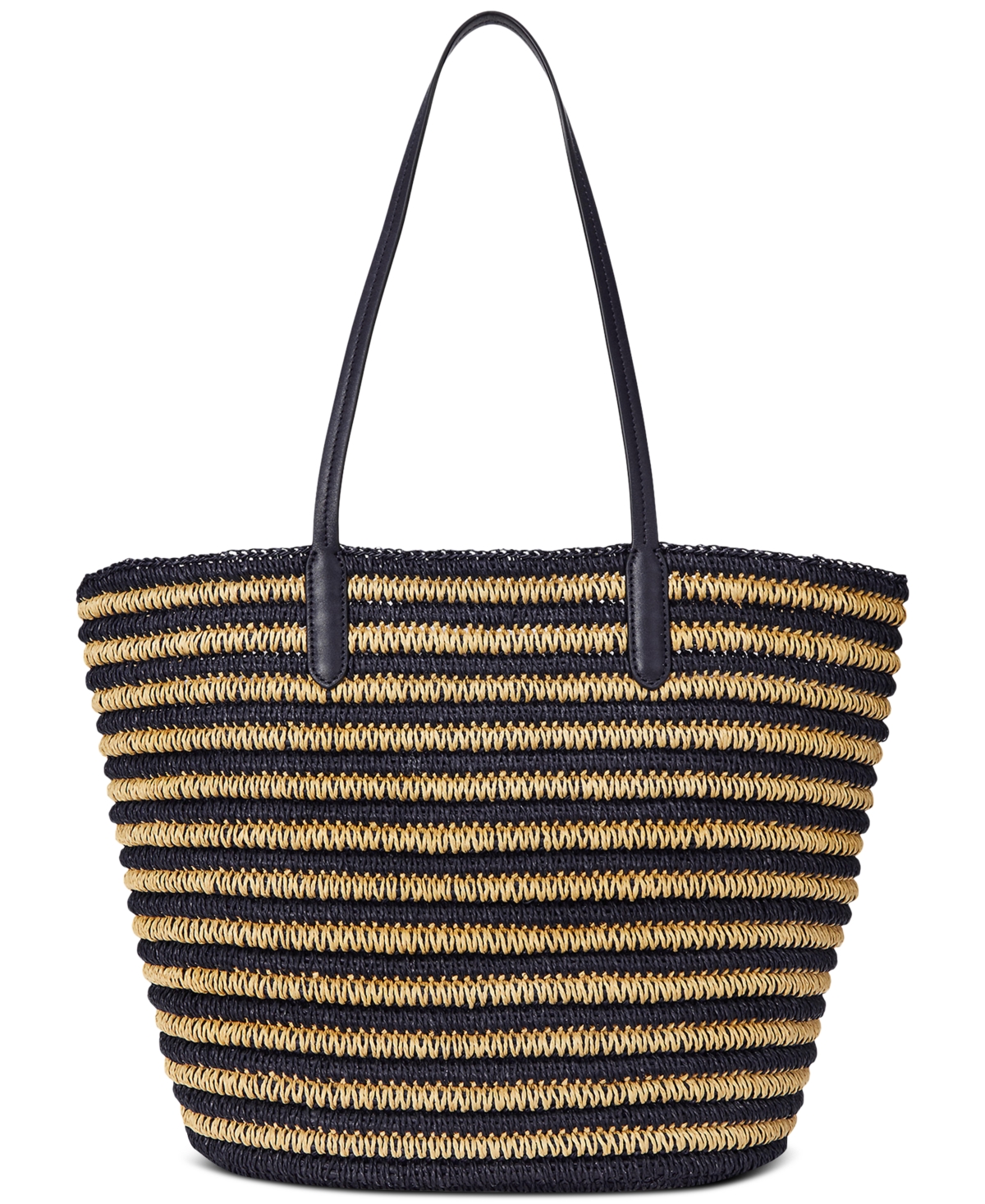 Ralph Lauren Straw Brie Tote Bag