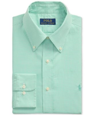 Men's Classic-Fit Gingham Poplin Shirt