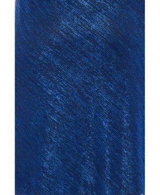 Women's Pleat Cowl Midi Dress