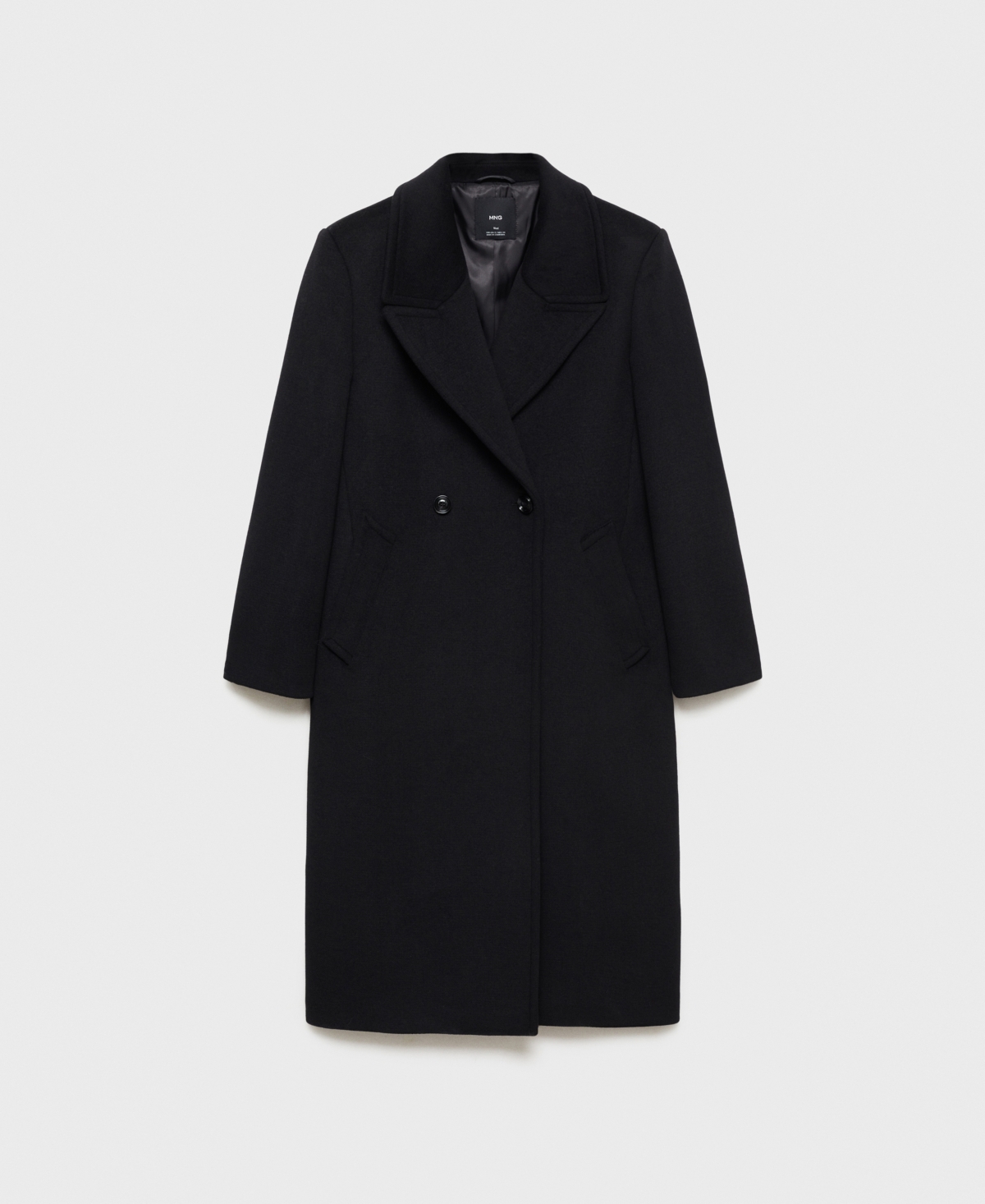 Mango Women's Lapels Wool Coat