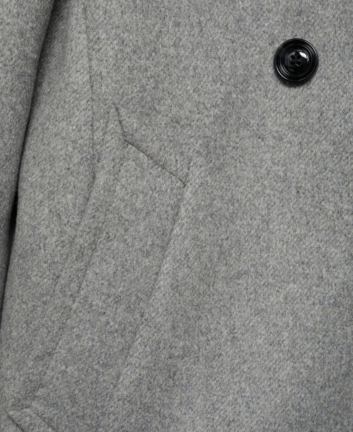 Mango Lapels Wool Coat Grey In Gray