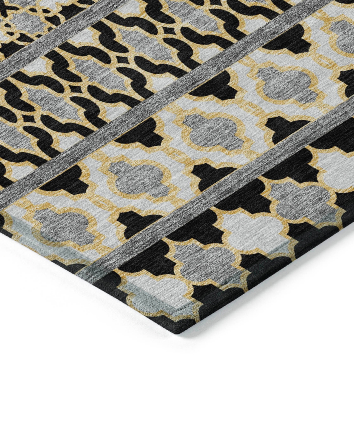 Addison Chantille Machine Washable Acn726 9'x12' Area Rug In Charcoal