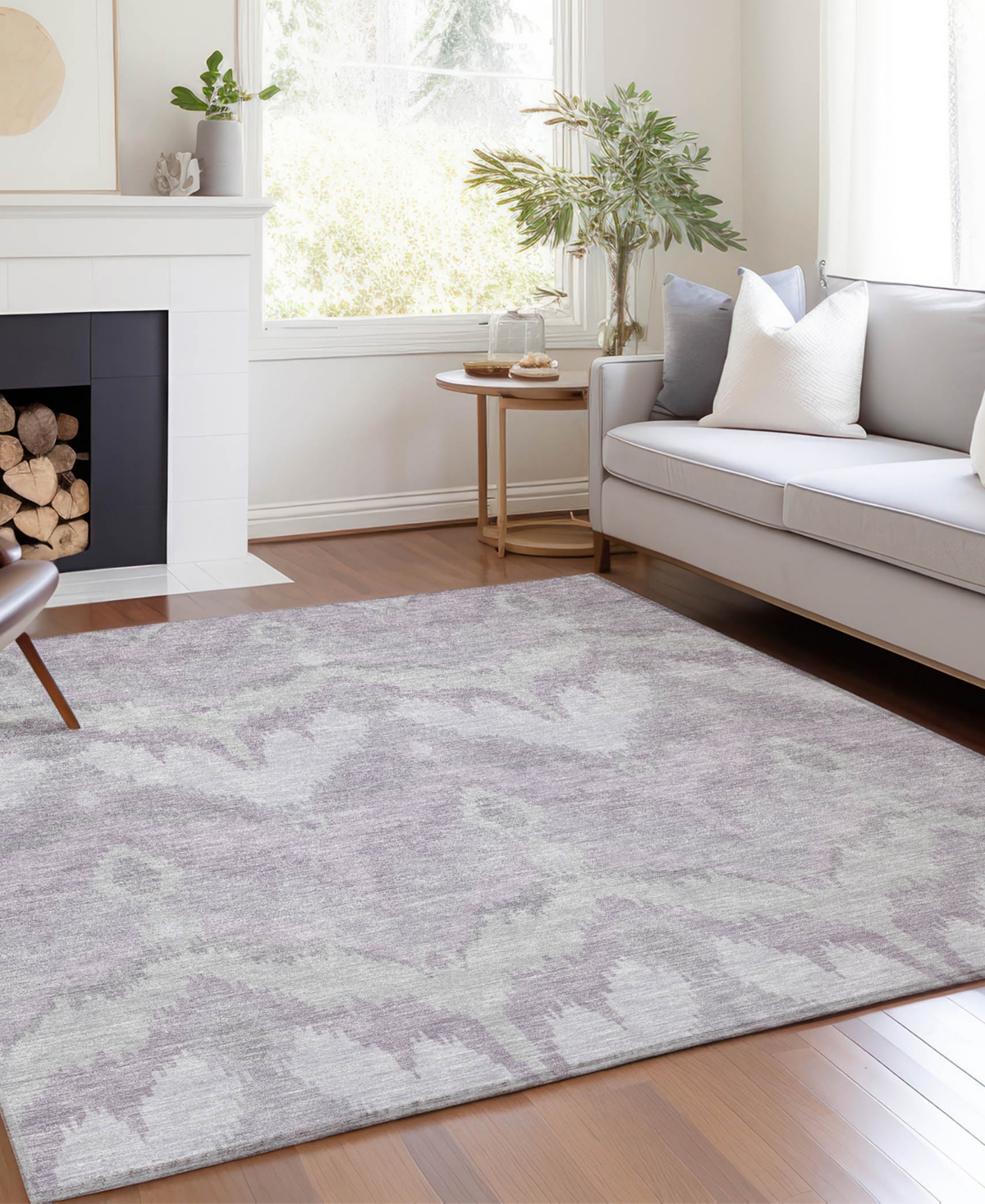 Addison Chantille Acn743 8'x10' Area Rug In Lavender