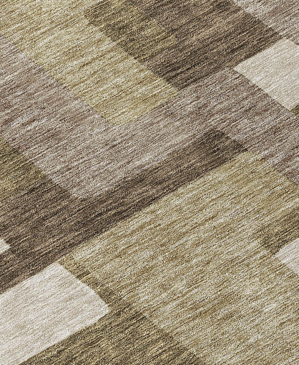 Addison Chantille Machine Washable Acn740 3'x5' Area Rug In Brown