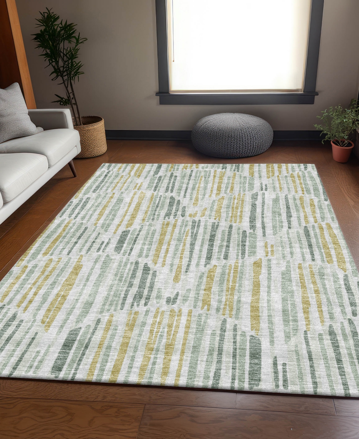 Addison Chantille Acn739 9'x12' Area Rug In Sage