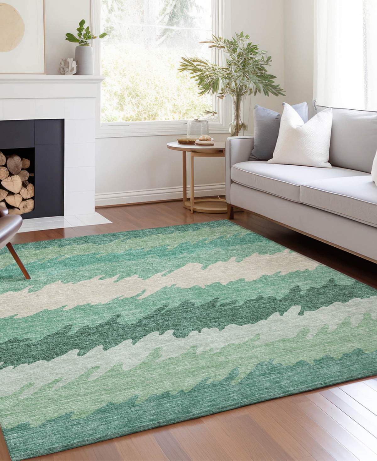 Addison Chantille Acn736 2'6"x3'10" Area Rug In Sage