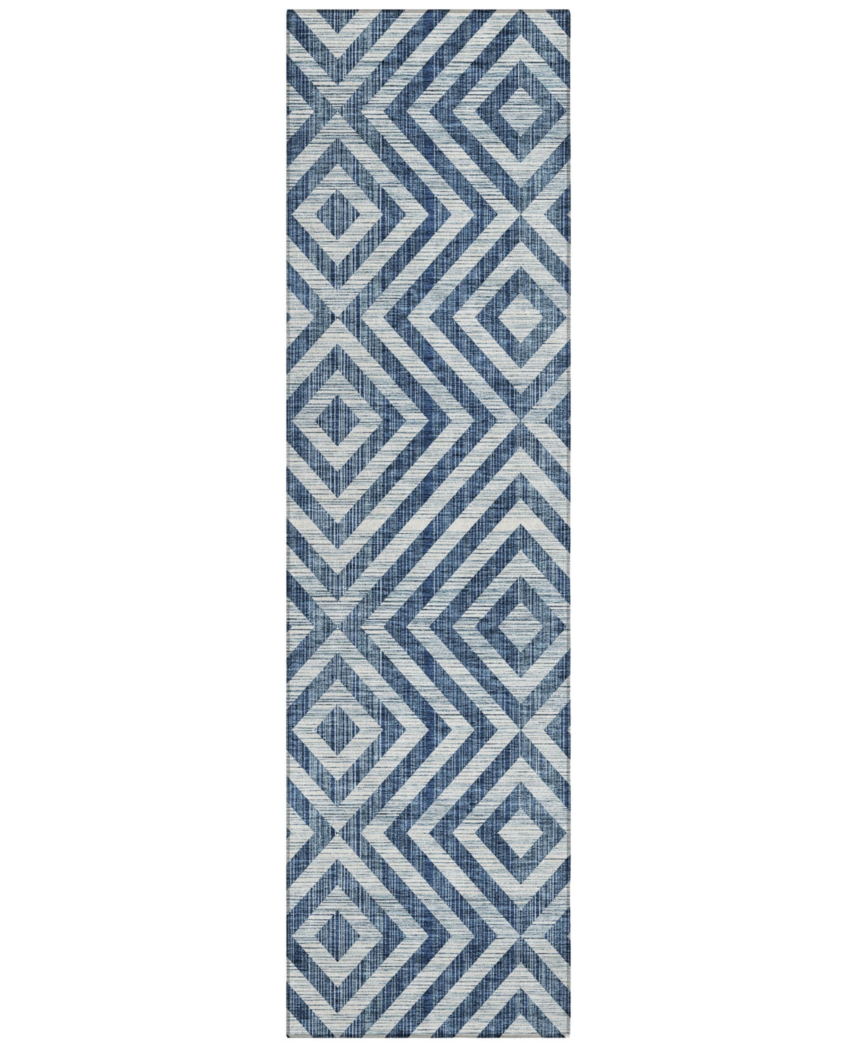 Addison Chantille Acn733 2'3"x7'6" Runner Area Rug In Navy