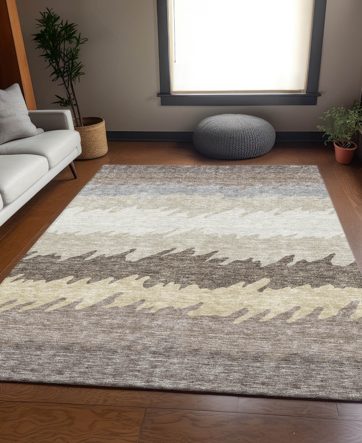 Addison Chantille Acn736 2'6"x3'10" Area Rug In Taupe