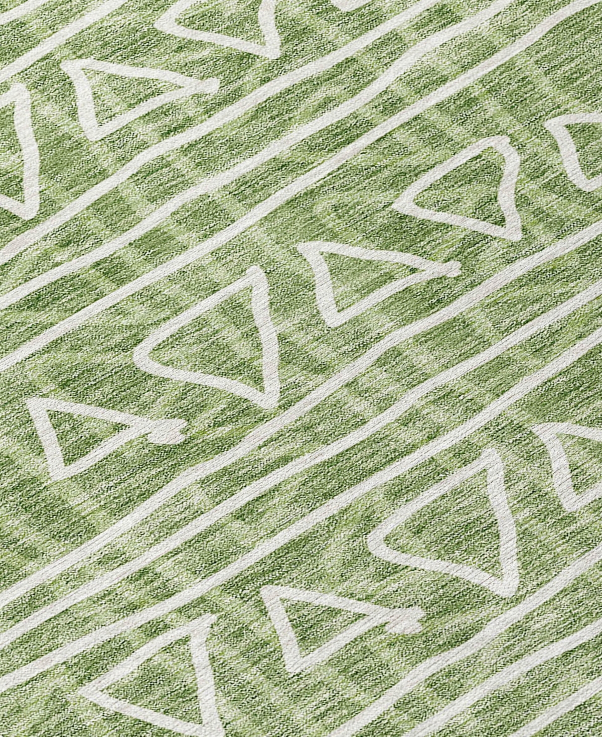 Addison Chantille Acn730 2'3"x7'6" Runner Area Rug In Green